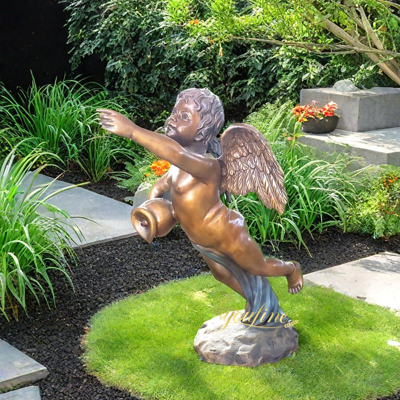 bronze Little Angel statue