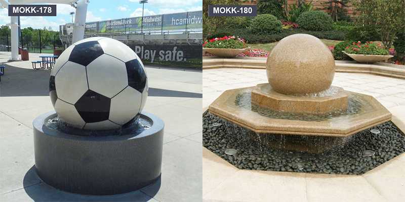 Cheap Granite Stone Round Ball Water Fountain for Sale