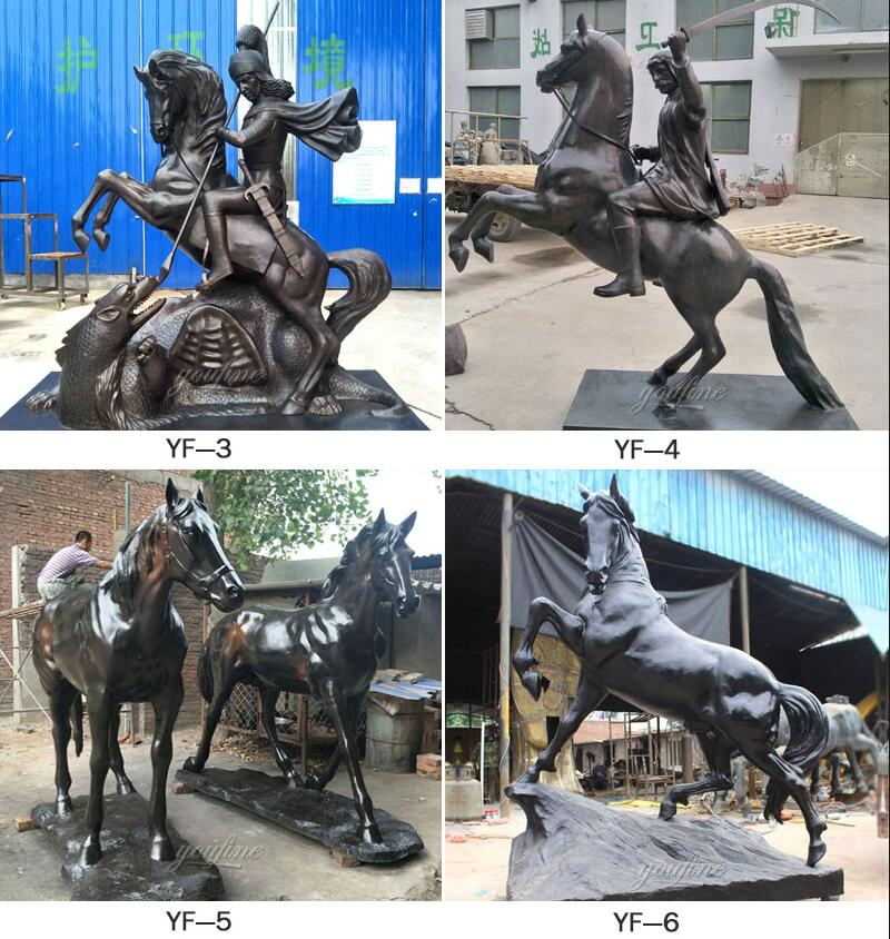 More Secrets About Outdoor Large Bronze Horse Sculptures You May Not Know-BOKK-238