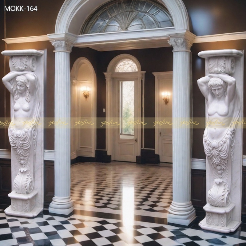 High Quality Marble Statue Pillars MOKK-164