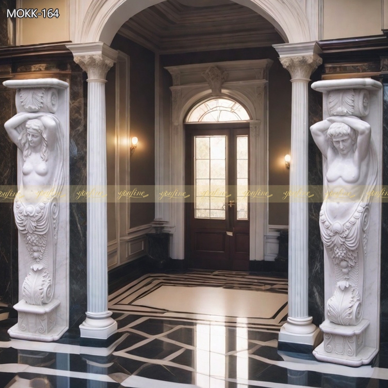 High Quality Marble Statue Pillars