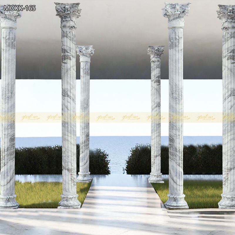 Natural Marble Greek Columns