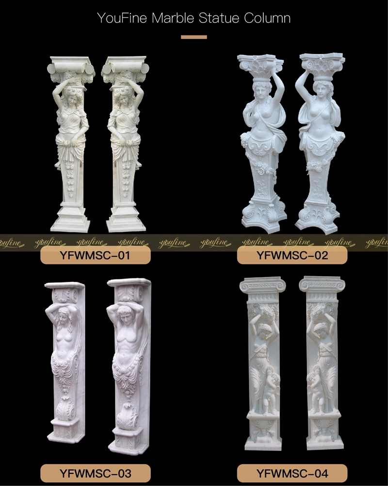 marble statue columns