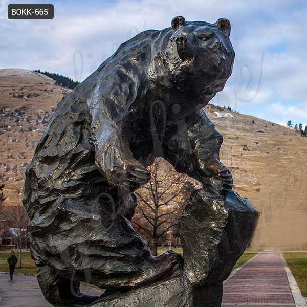 bronze bear sculpture for sale