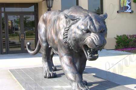 Tiger Statue by Keropian Sculpture - Outdoor Sculpture in Downtown