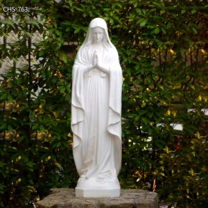 Life Size White Marble Blessed Mother Mary Statue for Outside CHS-763 ...