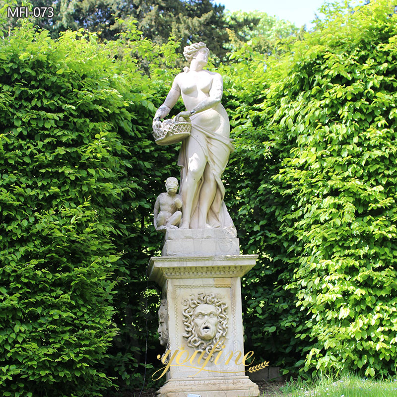 Marble Pomona Goddess Statue