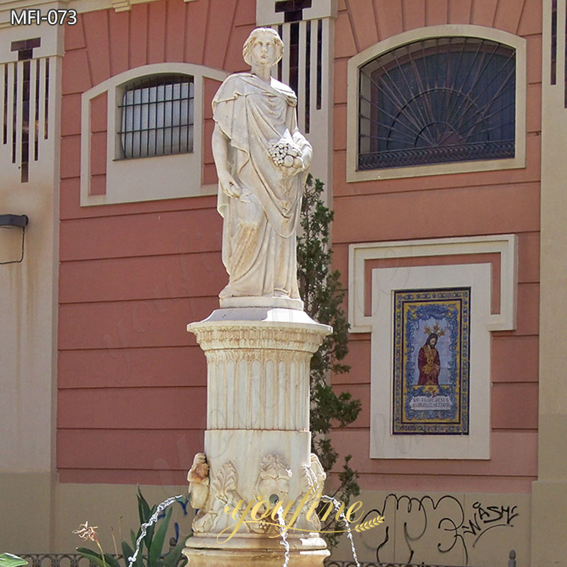 outdoor Marble Pomona Goddess Statue