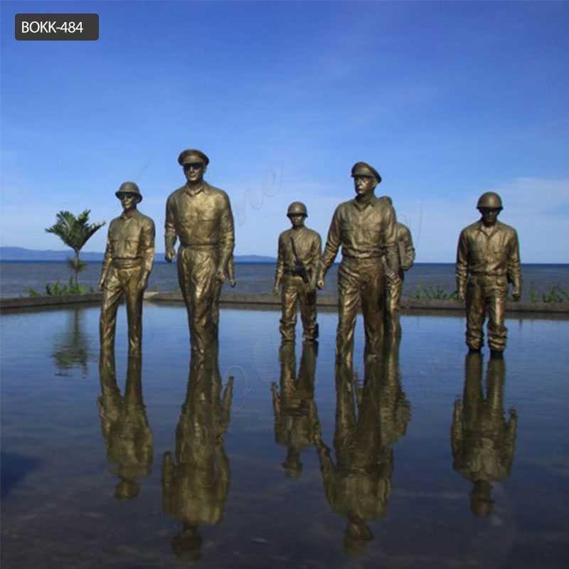 MacArthur Leyte Landing Bronze Memorial Statue for Sale-YouFine