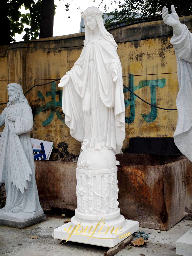 Marble virgin mary statue by YouFine