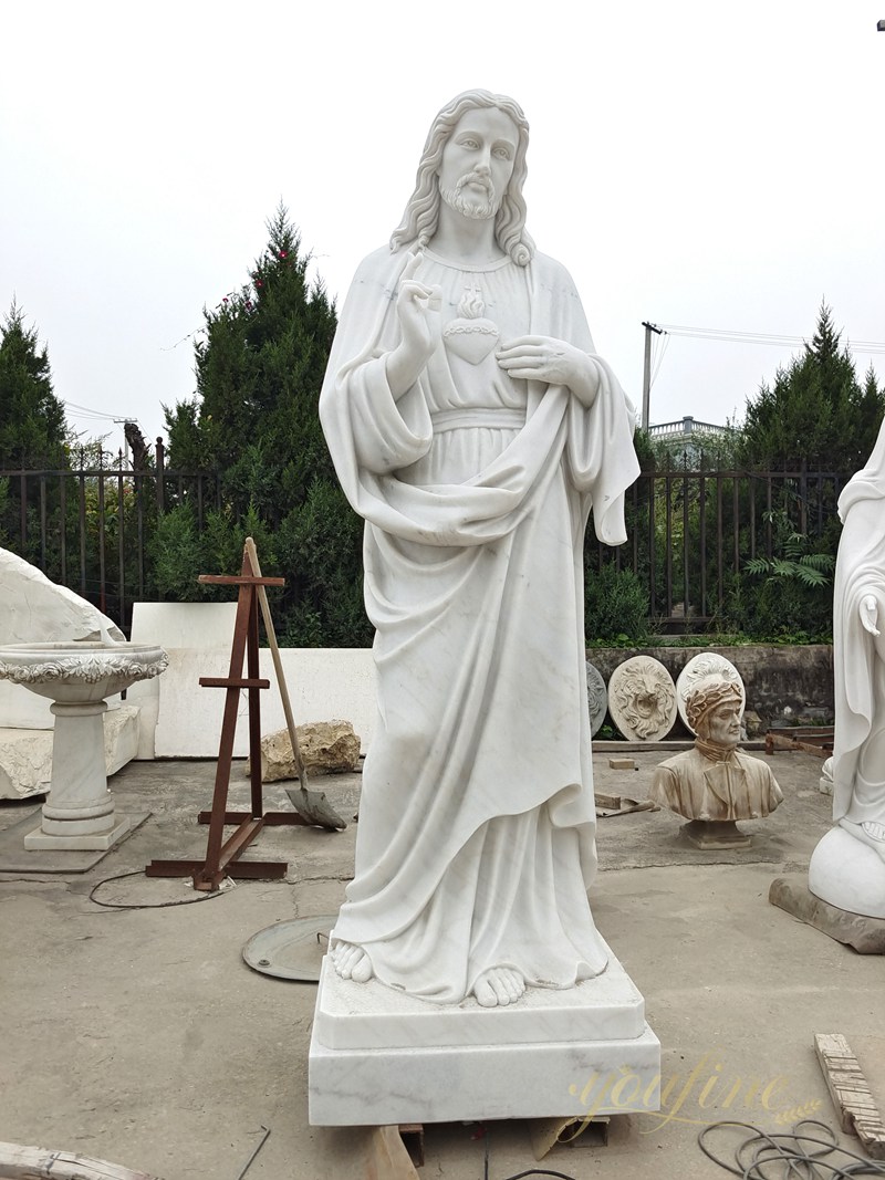 Life Size Sacred Heart of Jesus Christ Statue 