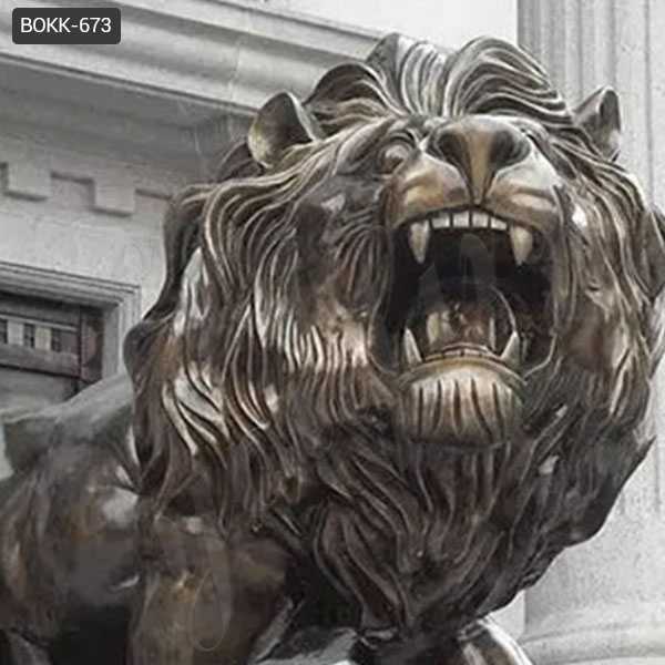 high quality large bronze lion sculpture