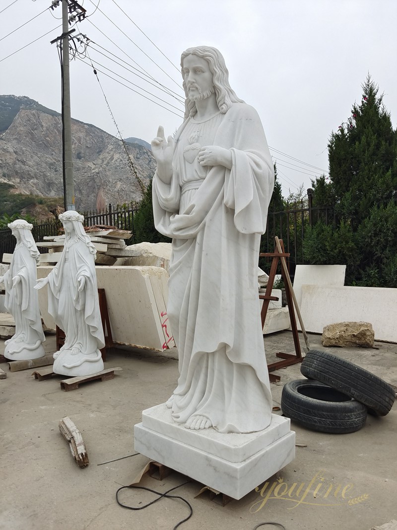 Life Size Sacred Heart of Jesus Christ Statue 