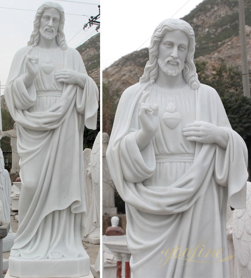 Life Size Sacred Heart of Jesus Christ Statue 