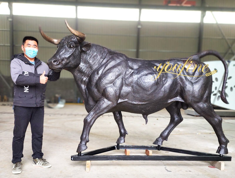 Outdoor Bronze Bull