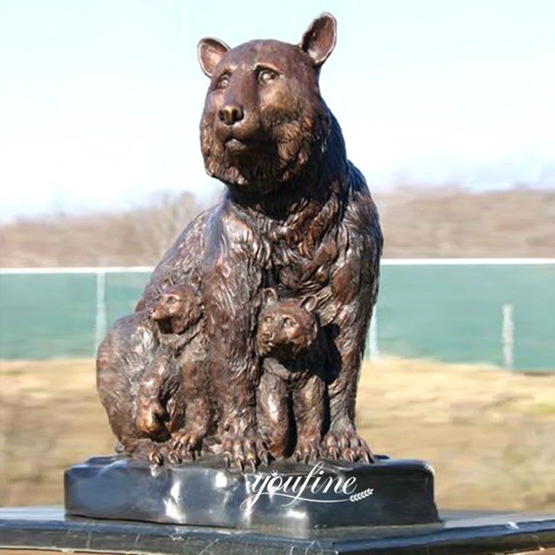 bear garden statue