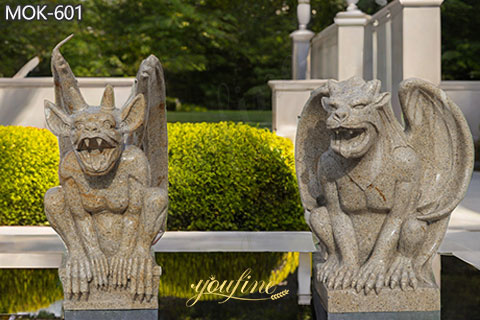 Outdoor Garden Granite Stone Gargoyles Statues for Sale