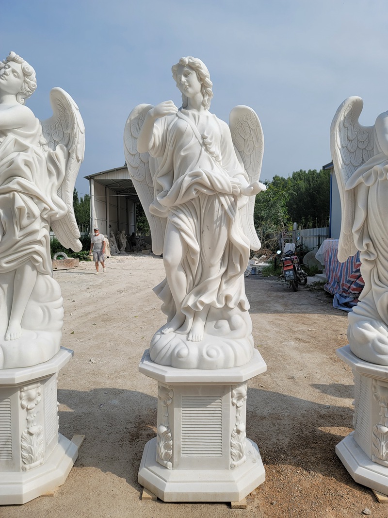 Outdoor Marble Angel Sculpture 1