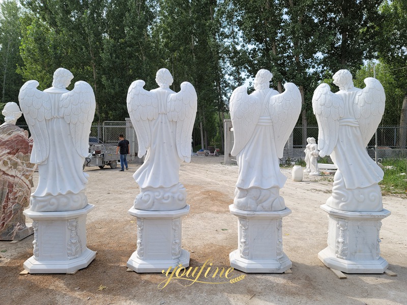 Outdoor Marble Angel Sculpture 3