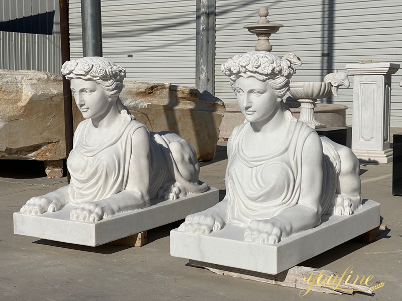 Sphinx statues