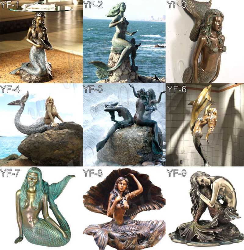 life size mermaid statue