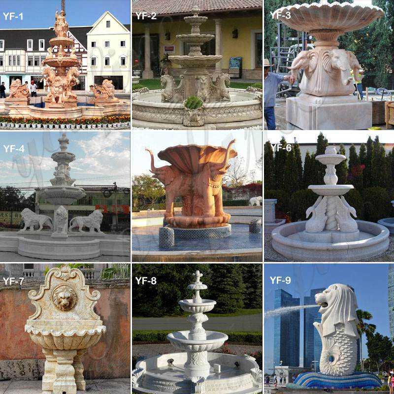 outdoor stone fountains for sale