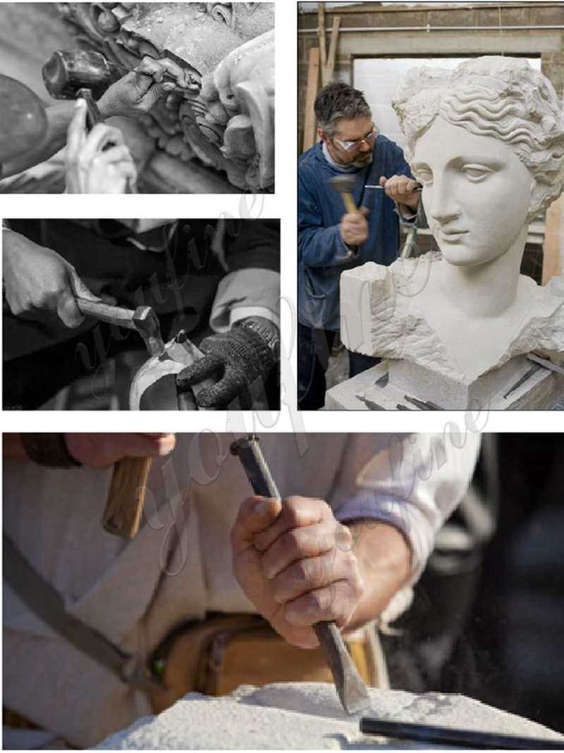 process of Marble Statue