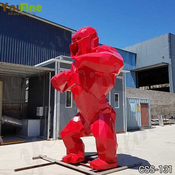 Large Red Orangutan Sculpture