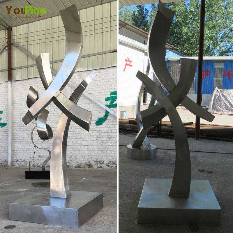 Abstract-Metal-Garden-Stainless-Steel-Sculptures-Supplier