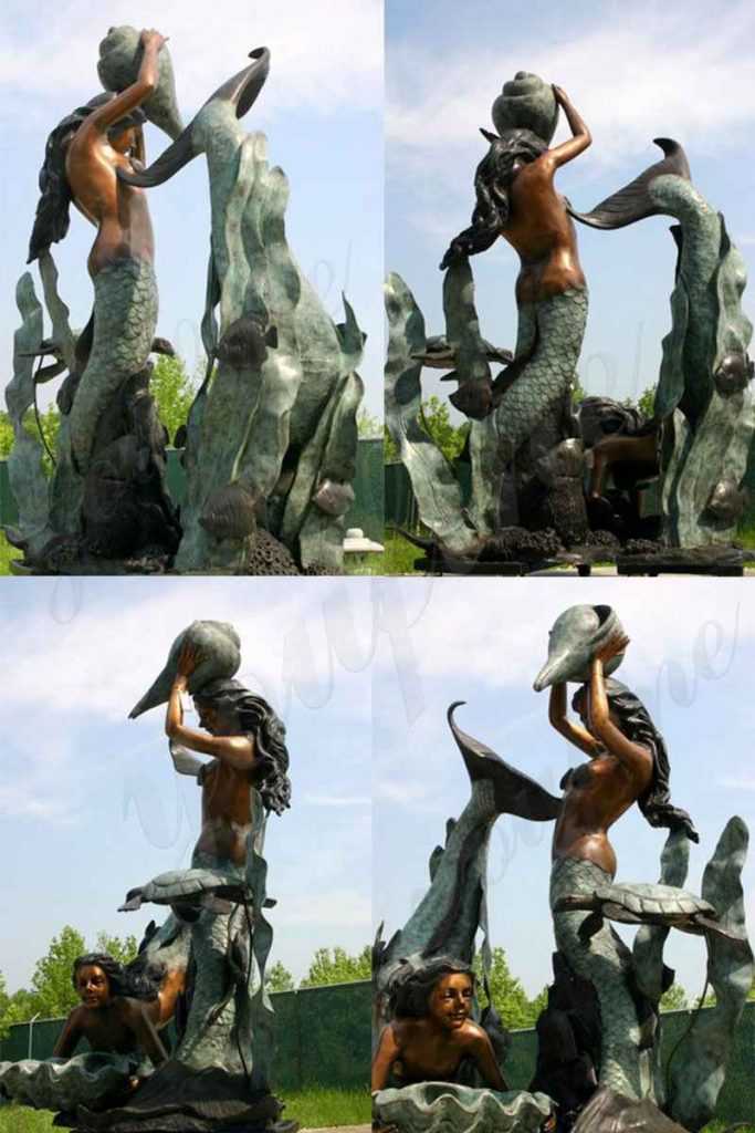 mermaid statues for outside