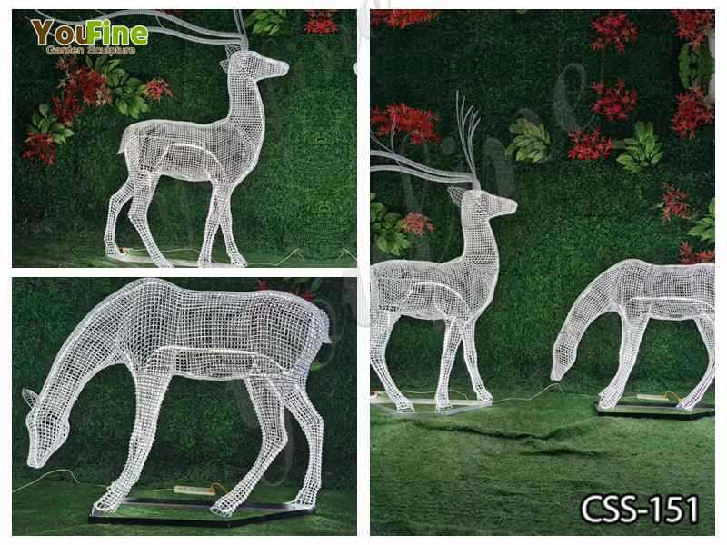 Wire Sculpture: Royal Stag in wireframe, This is the wirefr…