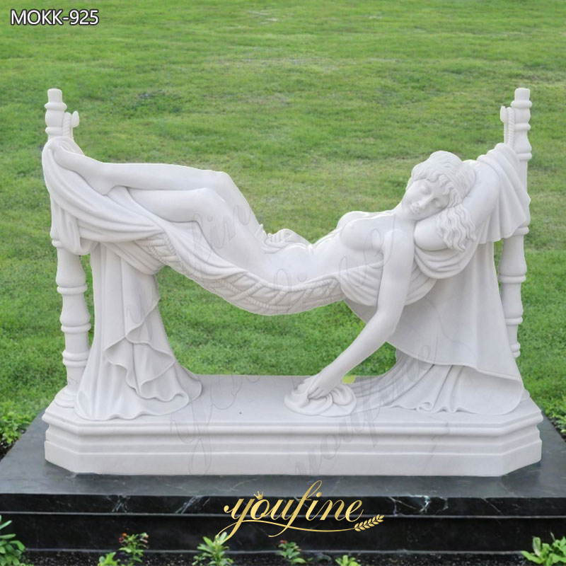 Famous Marble Sleeping Beauty Sculpture Classic Decor Supplier MOKK-925