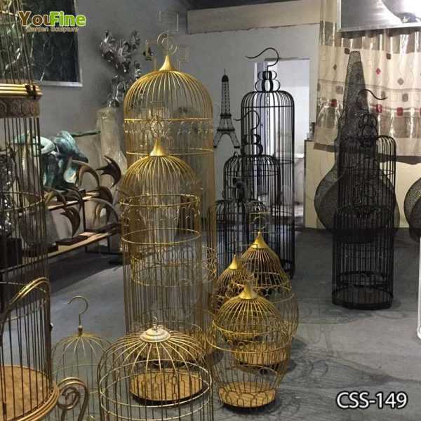 Beautiful Stainless Steel Bird Cages Various Designs for Sale CSS-149 -  YouFine Sculpture