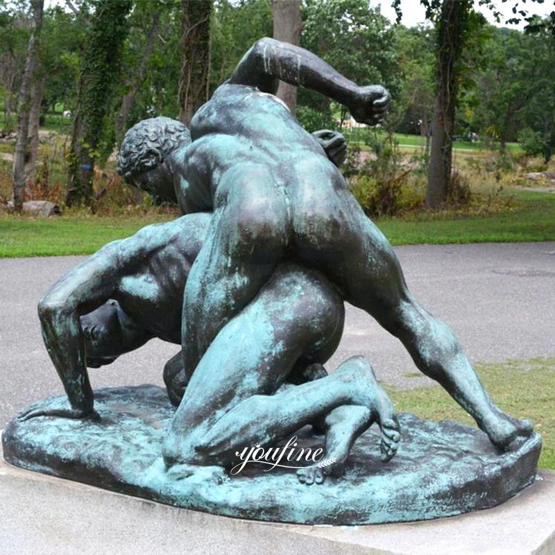 the wrestlers statue