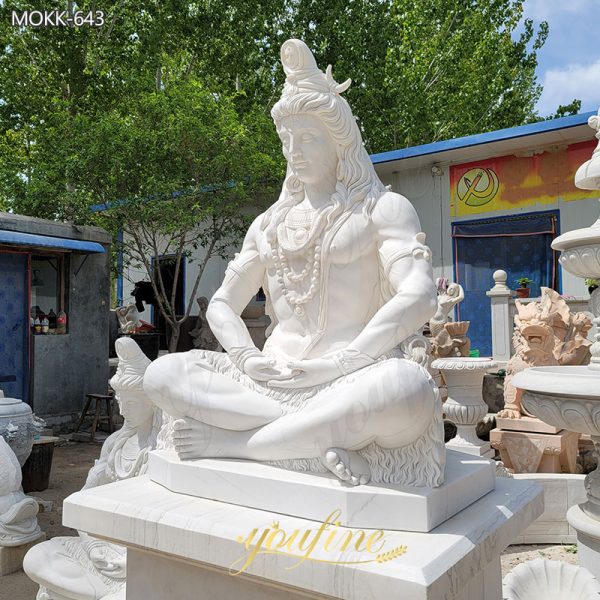 Custom-Made-White-Marble-Shiva-Statue-for-Sale-1