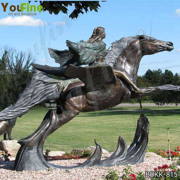 Pegasus Bronze Garden Statue for Sale