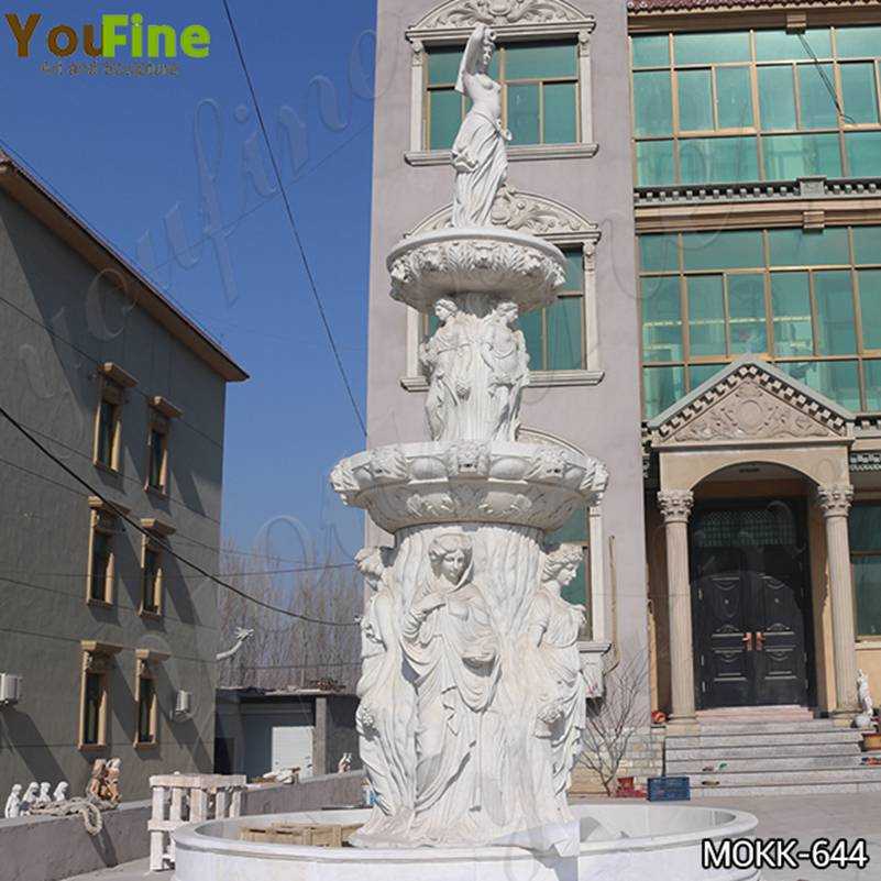 Large Tiered Garden Marble Statuary Fountain Factory Supply MOKK-644 ...