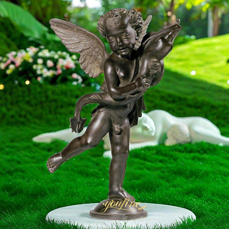 bronze boy statue