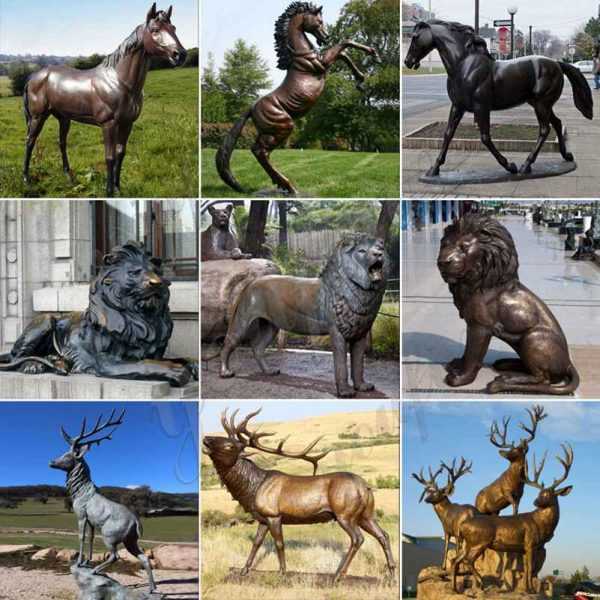 Large Bronze Metal Giraffe Garden Statues Wholesale BOKK-823 - YouFine