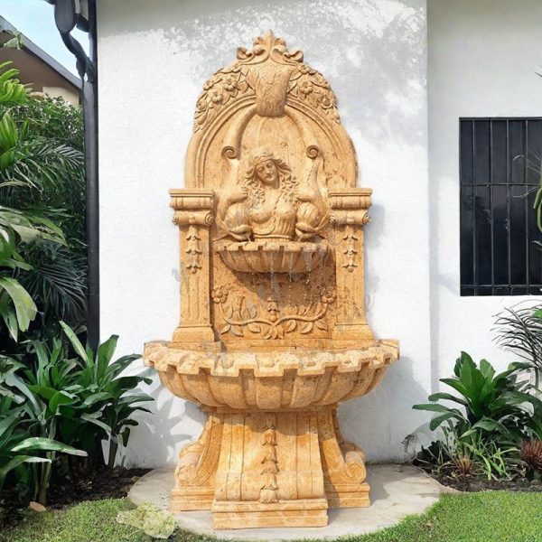 marble wall fountain