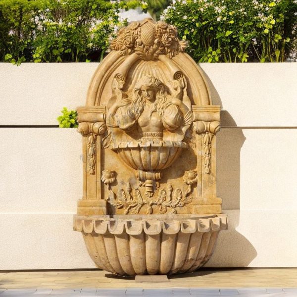 marble wall outdoor fountain