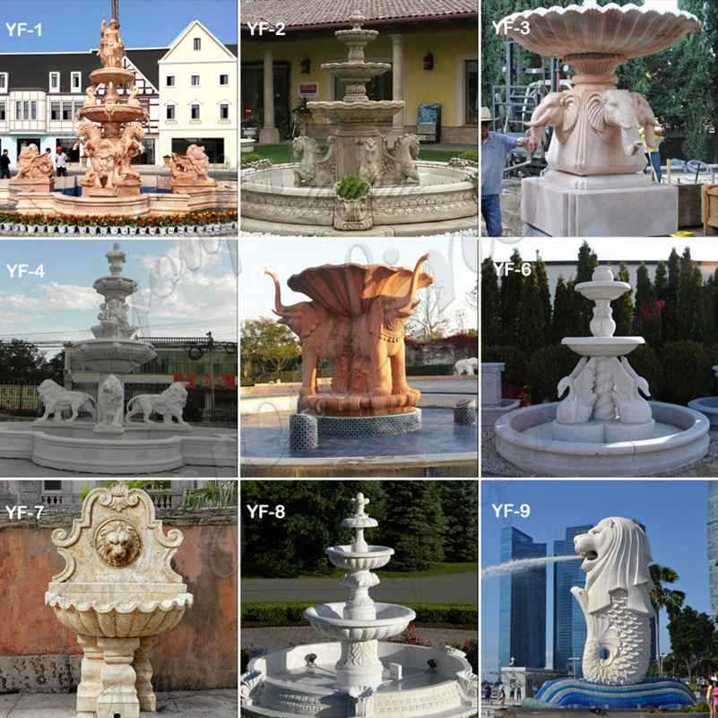 water fountain for backyard decor