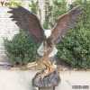 Life Size Solid Bronze Eagle Statue For Garden Decor For Sale BOKK-822 ...