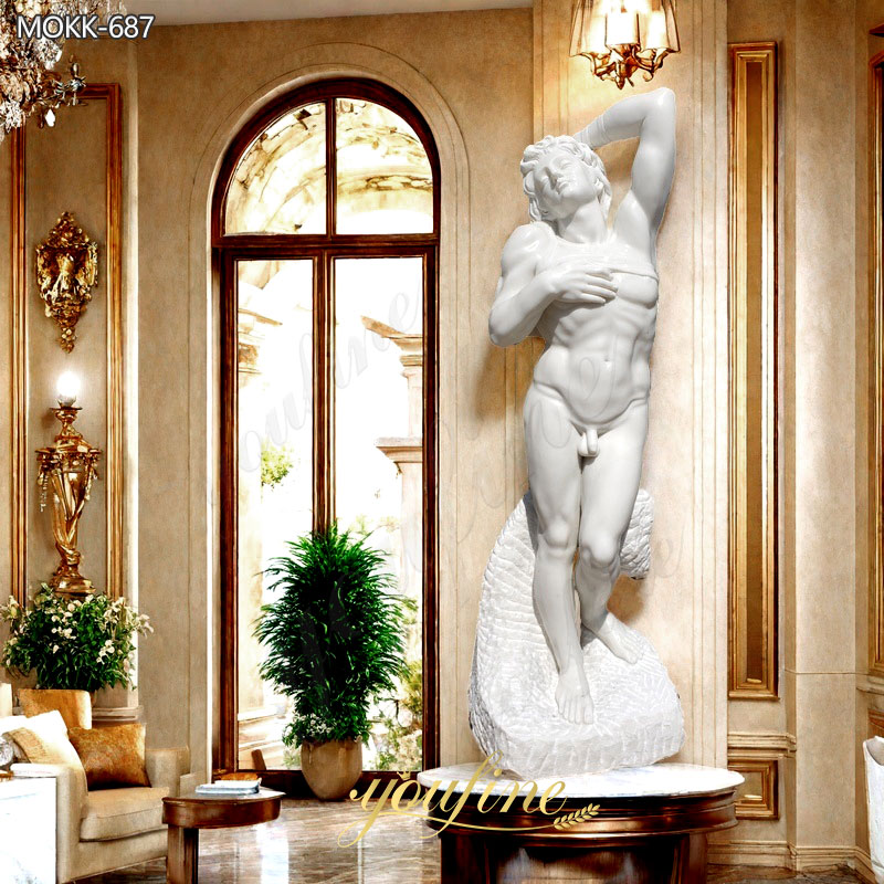 Marble Michelangelo Dying Slave Sculpture Replica for Sale MOKK-687