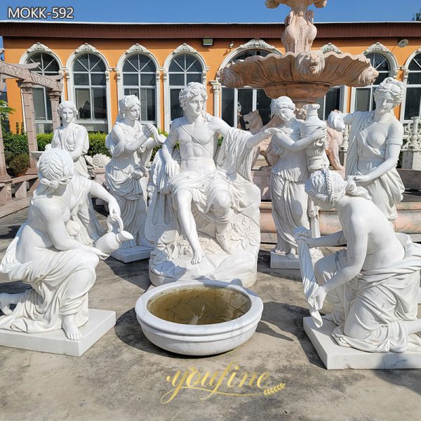 Classic-Greek-Outdoor-White-Marble-Apollo-Bath-Statue-Supplier-3