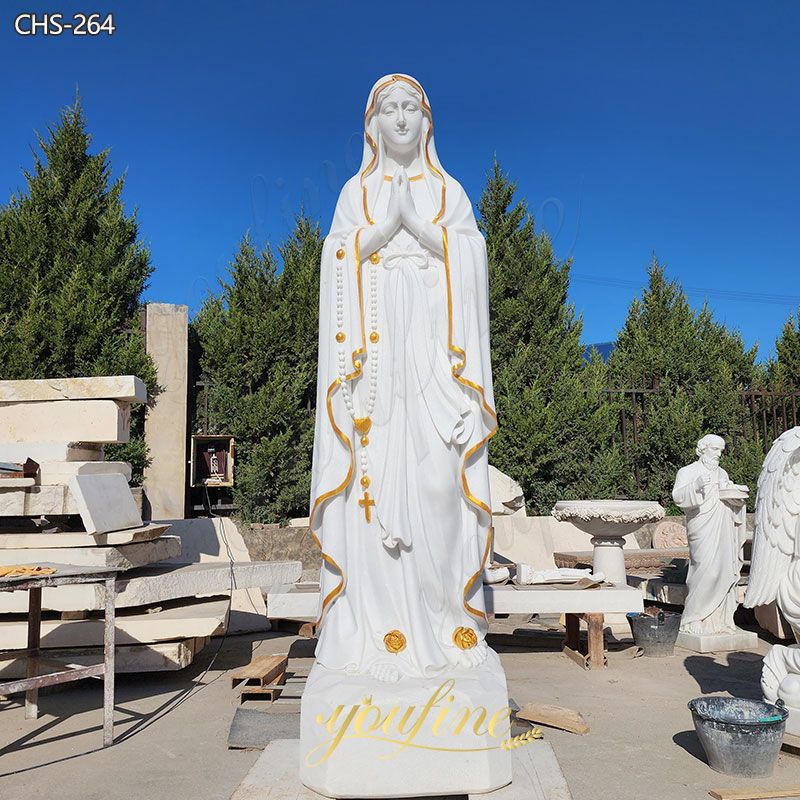 Outdoor Life Size Religious Statue Our Lady of Lourdes Statue for Sale for Garden Decor CHS-264