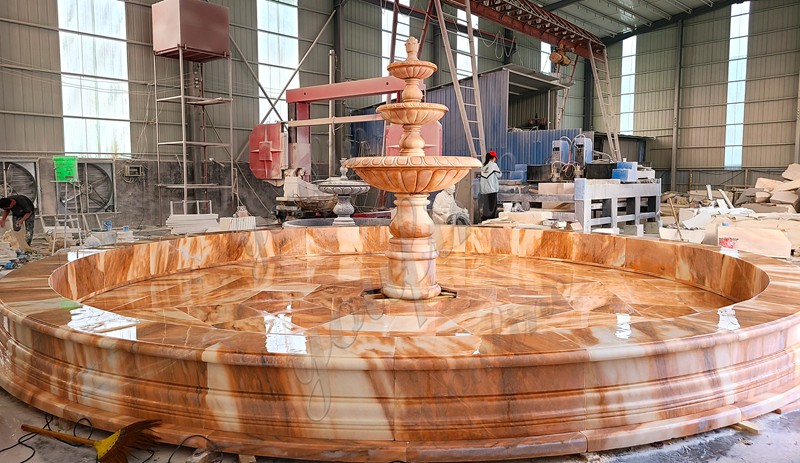 Red Marble Fountain