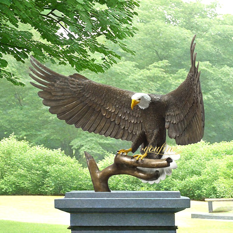 garden eagle statue