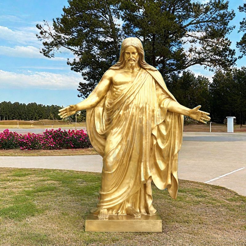 Bronze Jesus with Open Arms Statue