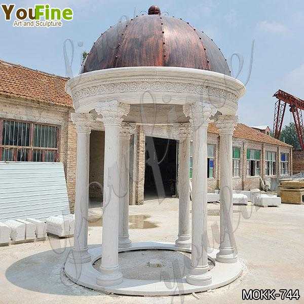 White Marble Gazebo for Wedding